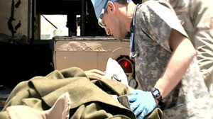 PHOTO Dr. Richard Hilsden is a captain with the Canadian forces, part of the multi-national team of doctors, nurses, and medics staffing the U.S.-run hospital.