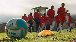 Photo: Soccer Saves: Soccer Team Changes Lives at South African Prison: Christian Missionaries Bring Soccer and God to Lure Prisoners from Gang Life