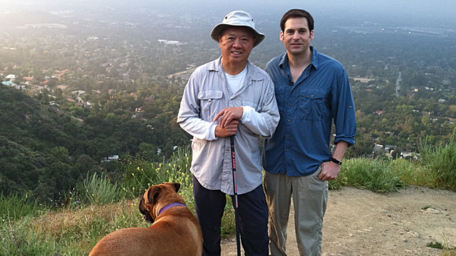 PHOTO: ABC News? John Berman takes a morning hike with Andrew Cherng, CEO of Panda Express, in Pasadena, Calif.