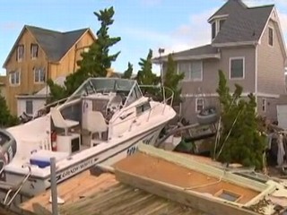 Watch: Superstorm Sandy Wrecks Gas Lines in NJ