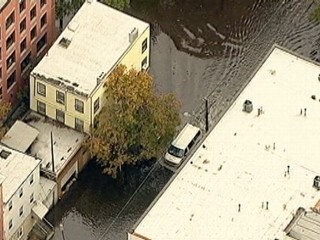 Watch: Superstorm Sandy Puts Staten Island Underwater