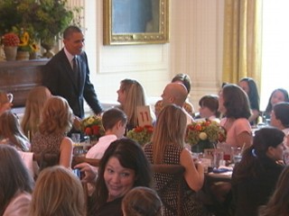 Watch: Michelle Obama Hosts Kids' 'State Dinner'