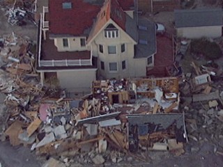 Watch: Superstorm Sandy: Breezy Point Residents Visit Destroyed Homes