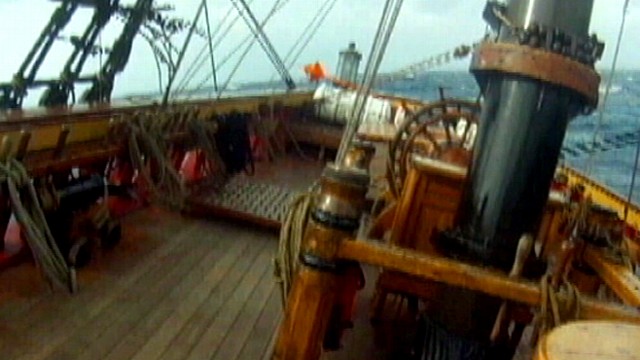 HMS Bounty Sinks in Sandy Wrath