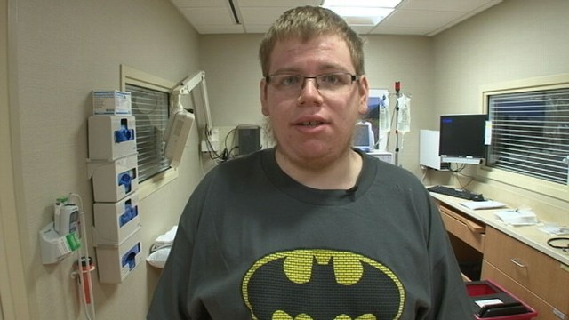 VIDEO: Joey Gill, 21, has put off college to wait for a kidney and liver transplant.