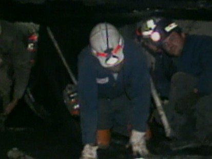 Tense Moments at a Mine