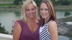 PHOTO Caitlin Clemons, 18, used the same plastic surgeon as her mother, Tina Clark, for her breast augmentation.