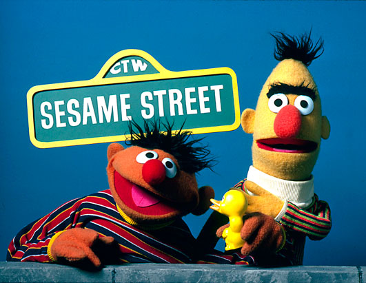 Sesame Street 40th Anniversary Bert and Ernie