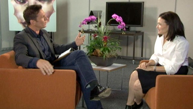 PHOTO: Facebook COO Sheryl Sandberg sits down for an interview with "Nightline" anchor Bill Weir.