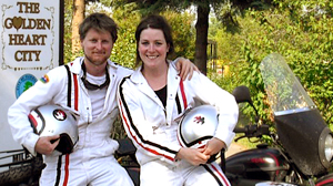 PHOTO Mike and Alanna Clear embarked on an extreme motorcycle trip across 16 countries to test their love.
