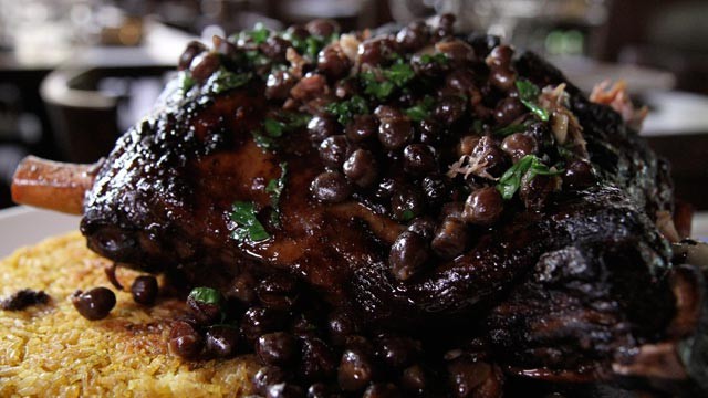 PHOTO: Chef Michael Solomonov's recipe for whole-roasted lamb shoulder with pomegranate.