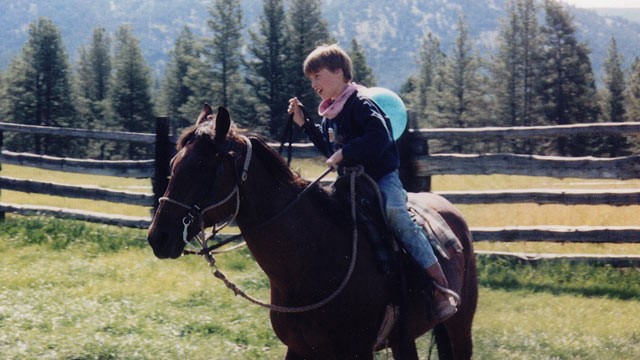 PHOTO: Prince William, 10, is shown at a dude ranch in Montana, in this never-before-seen photo.
