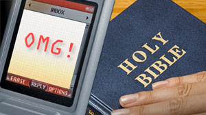 Photo: Does Texting OMG Amount to Blasphemy? Teens Share Views on Whether Texting Language Amounts to Taking Lords Name in Vain