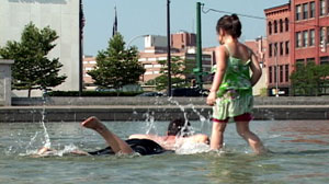 Clinton fountain