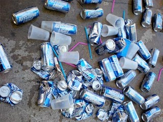 Fraternities Try Recycling, Starting With Their Parties