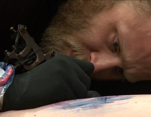 Some tattoo fanatics came to Phoenix specifically to be tattooed by their 