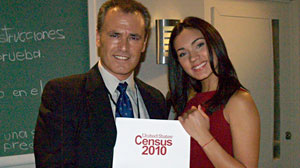 Photo: Telemundo encouraging Hispanics to fill out the census