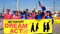 POHTO Arizona college students rally in support of the DREAM Act through the streets of downtown Phoenix in 2008.