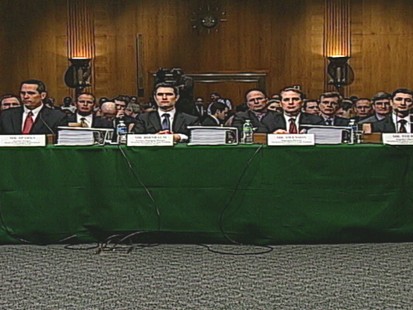 Video of The Senate Subcmte. on Homeland Security grilling Goldman officials.