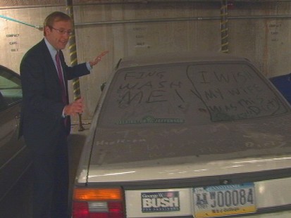 VIDEO of ABC News Jonathan Karl reporting on Former Congresswoman Melissa Harts abandoned Jetta