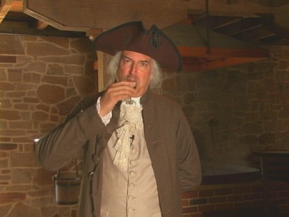 VIDEO of Mount Vernon, where George Washingtons rye whiskey recipe is being recreated for public consumption.