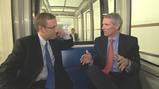 VIDEO of Sen. Portman Taking a Ride on ABCs Subway Series"
