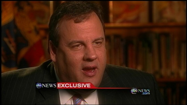 VIDEO of Gov. Chris Christie with Diane Sawyer