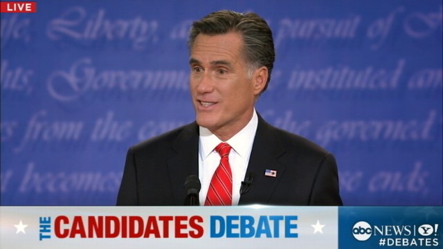 VIDEO: Presidential Debate: Mitt Romney Attacks Obamacare
