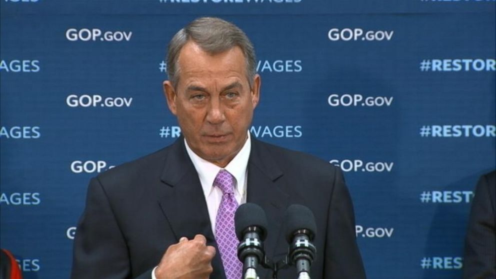 VIDEO: Speaker of the House makes claim during GOP news conference on restoring middle class workers wages.