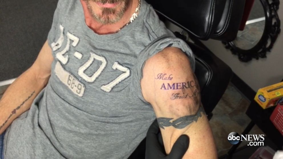 new hampshire tattoo parlor offers free donald trump tattoos video new hampshire tattoo parlor offers free donald trump tattoos video