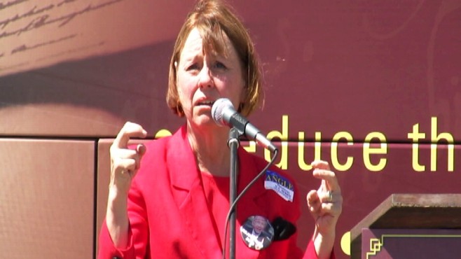 Video: Sharron Angle tells crowd autism is a mandate.