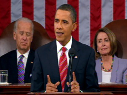 Video of President Obama talking about health care during State of the Union.