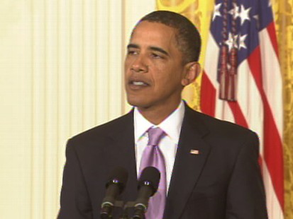 Video of President Barack Obama talking about the jobs report.