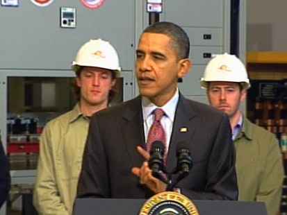 Video of President Obama saying safe nuclear power plants are a wise investment.