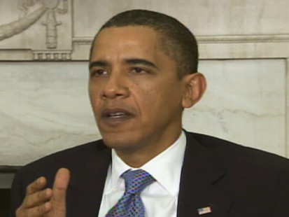 Video of President Obama talking about the economy.