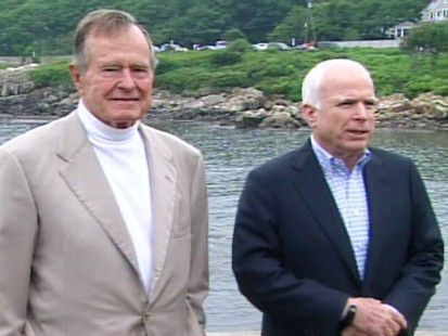 bush and mccain