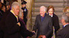 Video of Former Presidents Clinton and Carters avoid one another.