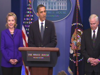 Video of President Barack Obama announcing new treaty with Russia.