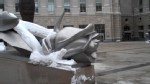 Video of the Federal Building in Washington, D.C. after snow storm.