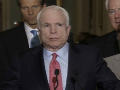 ABC News video of Sen. John McCain discussing Obamas Afghan War announcement.