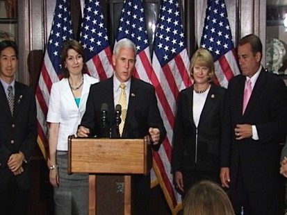 Video: Reps. Cantor and Boehner remarks on unemployment benefits extension.