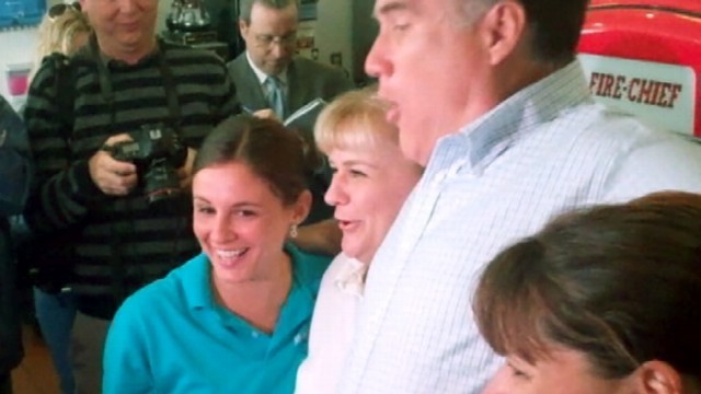 VIDEO: Mitts Off My Rear: Romney Teases Waitresses