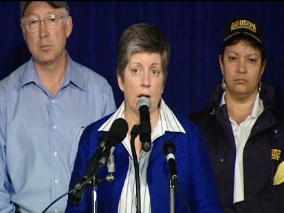 Video of Secretary Janet Napolitano press conference in Gulf on oil spill.