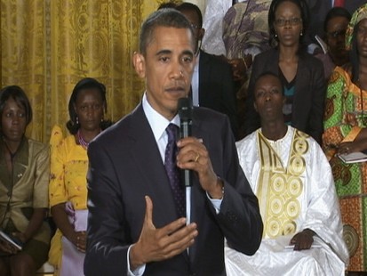 Video: President Obama holds town hall with young Africans.