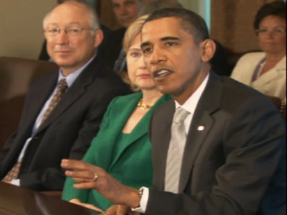 Video of President Obama saying he accepts Rep. Joe Wilsons apology.