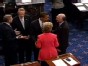 Clinton, Obama Collide on Hill