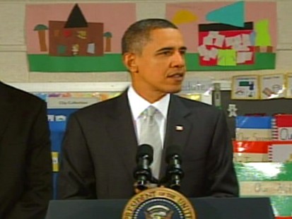 Video of President Obama on expanding Race to the Top education plan.