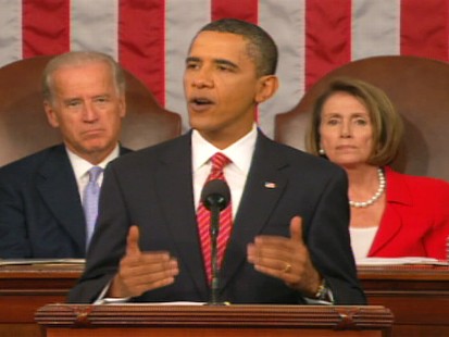 ABC News video of Obamas health care speech.