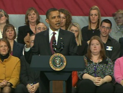ABC News video of Obama speaking in Nashua, New Hampshire.