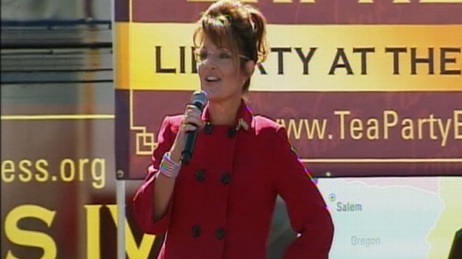 Video: Sarah Palin fires up Tea Party audiende in Reno, Nevada.